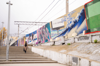Выставка уличного искусства «Путь сообщения» Фотография предоставлена пресс-службой выставки