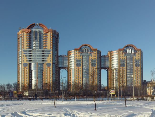 Жилой комплекс в Кунцево. Москва, 2002/2010. © Frank Herfort