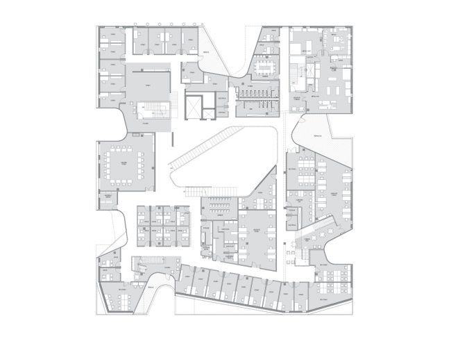 Корпус изобразительных искусств Университета Айовы © Steven Holl Architects
