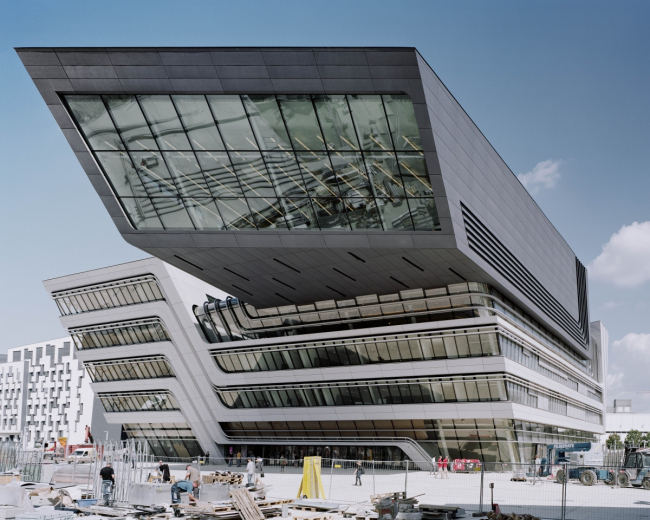 Библиотека и центр знаний Венского экономического университета. Фото: Rasmus Norlander © Rieder