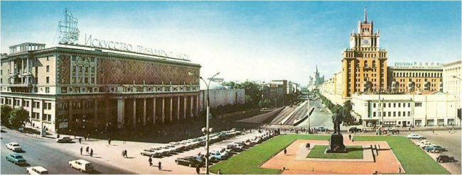 Триумфальная площадь, 1950-е годы. Материалы предоставлены организаторами