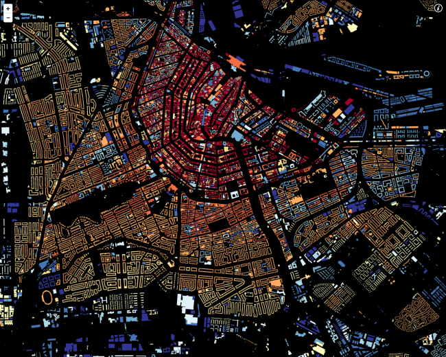 Интерактивная карта Нидерландов © Waag Society Интерактивная карта Нидерландов © Waag Society