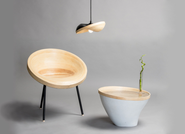 Sagano bamboo furniture. Дизайнер Алиса Минкина. Фотография © Юля Захарова