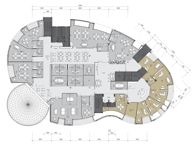 Центральный офис ЗАО «Балтийская жемчужина». Генеральный план © Архитектурная мастерская Цыцина
