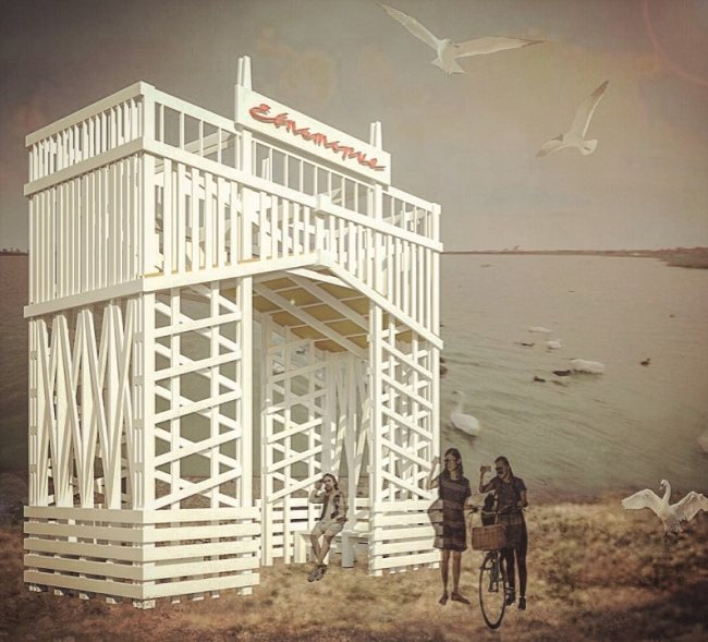 Работы студентов Евпаториума, куратор Алексей Комов: Дарья Попова, Евпатория. Предоставлено Алексеем Комовым, 2016 