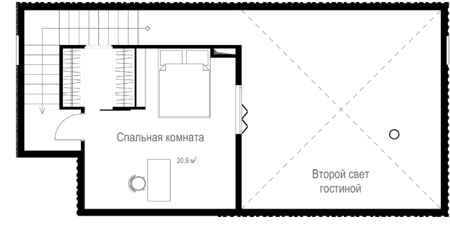 Русский стиль. Стандарт, Флагман. План 2 этажа © Ilya Samsonov Architecture & Design Русский стиль. Стандарт, Флагман. План 2 этажа © Ilya Samsonov Architecture & Design