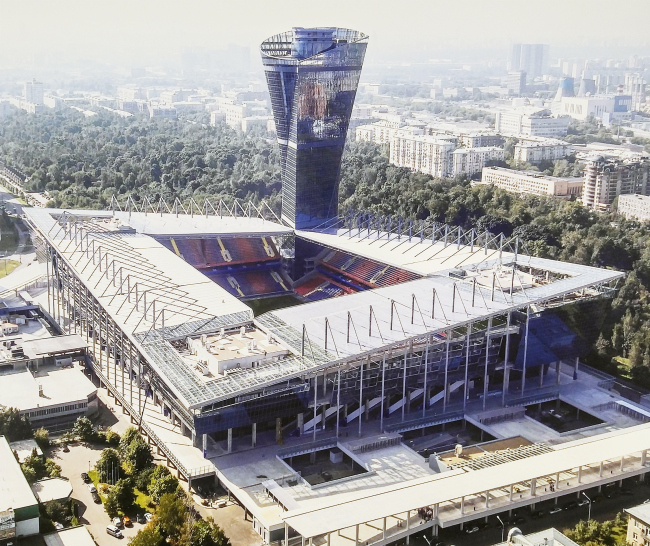Стадион «Арена ЦСКА». Москва, 3-я Песчаная ул. ГУП МНИИП «Моспроект-4». А.В. Боков, Д.В. Буш, С.Н. Чуклов, А.В. Орлов, Е.Е. Бекмухамедов, М.И. Кельман. 2007-2016. Переснято со стенда, 2017 Стадион «Арена ЦСКА». Москва, 3-я Песчаная ул. ГУП МНИИП «Моспроект-4». А.В. Боков, Д.В. Буш, С.Н. Чуклов, А.В. Орлов, Е.Е. Бекмухамедов, М.И. Кельман. 2007-2016. Переснято со стенда, 2017