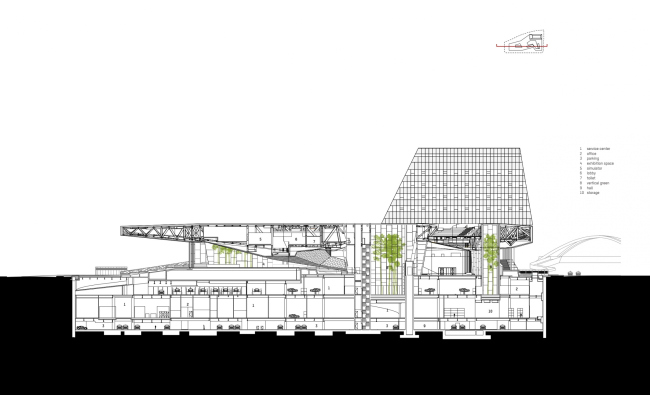 Шоу-рум Hyundai MotorStudio в Кояне © Delugan Meissl Associated Architects