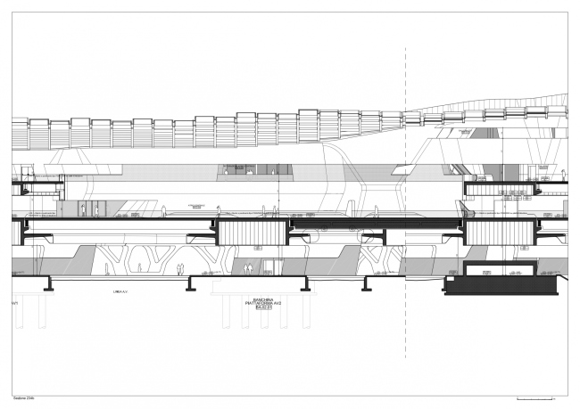 Вокзал скоростной железной дороги Неаполь – Афрагола © Zaha Hadid Architects