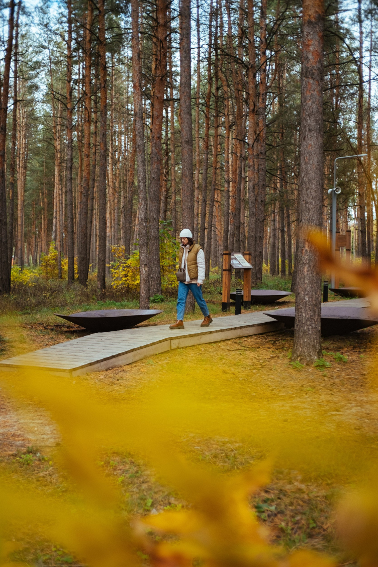 Экопарк «Каялов бор»
Фотография © Артем Брусененко / предоставлена TOU ARCHITECTS zooming