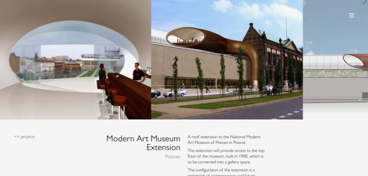 Проект надстройки Музея современного искусства в Познани, 2006
© Claudio Silvestrin architects zooming