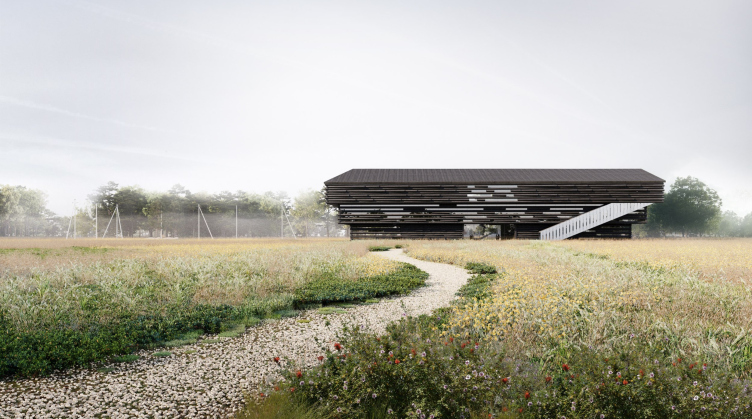 Концепция фондохранилища в Старой Ладоге
© SLOI Architects zooming