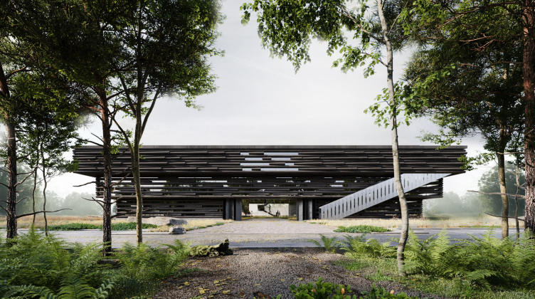 Концепция фондохранилища в Старой Ладоге
© SLOI Architects zooming