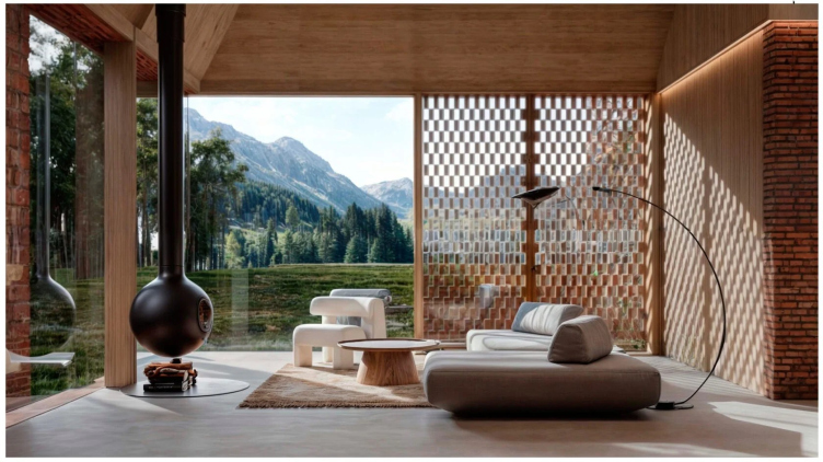 Кирпичный интерьер/ 2 место
© «Пятый элемент» 
Сергей и Вероника Горпинич, Санкт-Петербург zooming