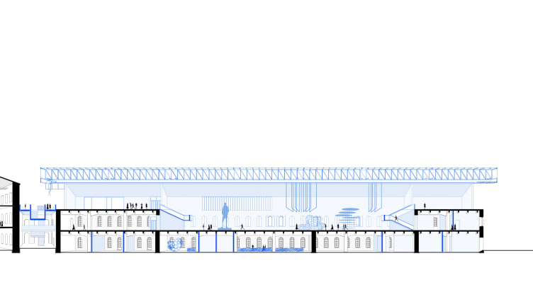 Проект ревалоризации Главного корпуса Ижевского завода. Маршруты и сценарии передвижения
© ХВОЯ, Хора, Урбанконтекст, Ольга Вад, НИиПИ Спецреставрация zooming