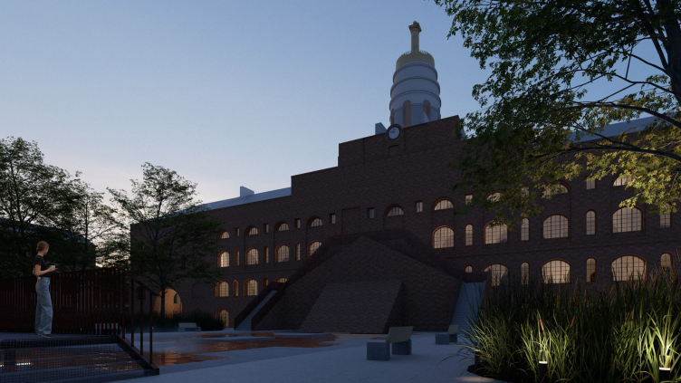 Проект ревалоризации Главного корпуса Ижевского завода
© ХВОЯ, Хора, Урбанконтекст, Ольга Вад, НИиПИ Спецреставрация zooming