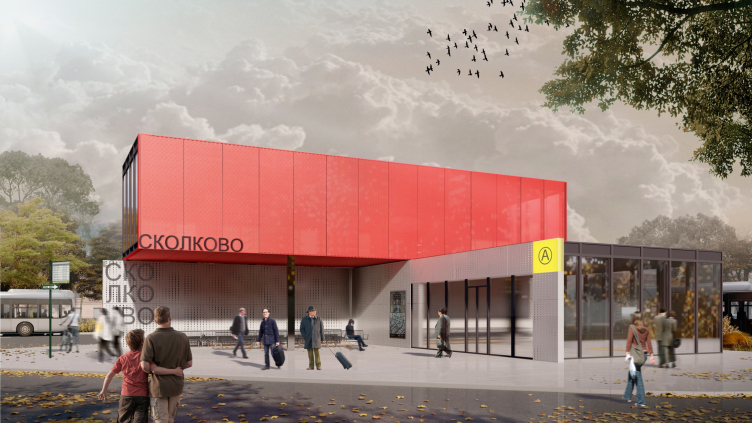 Концепт модульной автостанции
© Архитектурная студия GRAD zooming