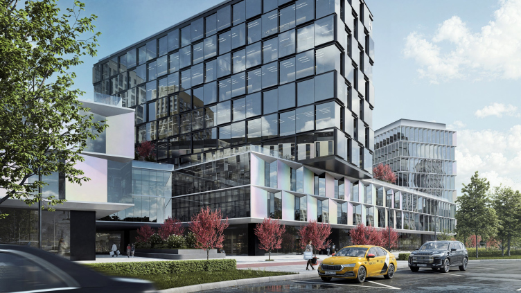 The office building in Yekaterinburg
Copyright: © CNTR Architects zooming