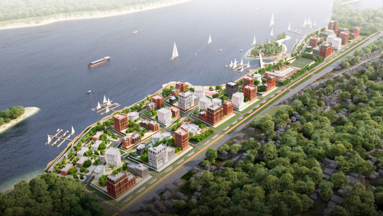 Architectural concept for the comprehensive development of the Rowing Channel waterfront in Nizhny Novgorod.
Copyright: © ASADOV Architects zooming