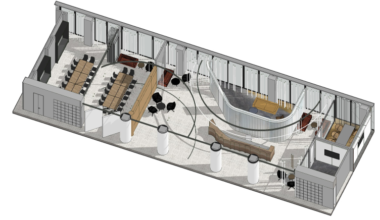 Transcontinental company′s office
Copyright: Photograph © Sergey Nekrasov / provided by Т+Т Architects zooming