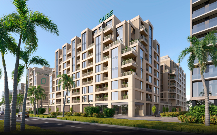 The residential complex Arisha Terraces in Dubai
Copyright: © ASADOV Architects zooming