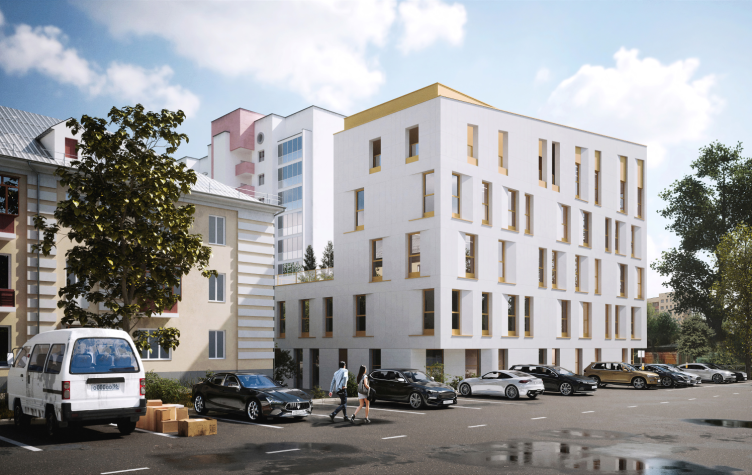 The dental clinic on Krylov Street in Yekaterinburg
Copyright: © CNTR Architects zooming