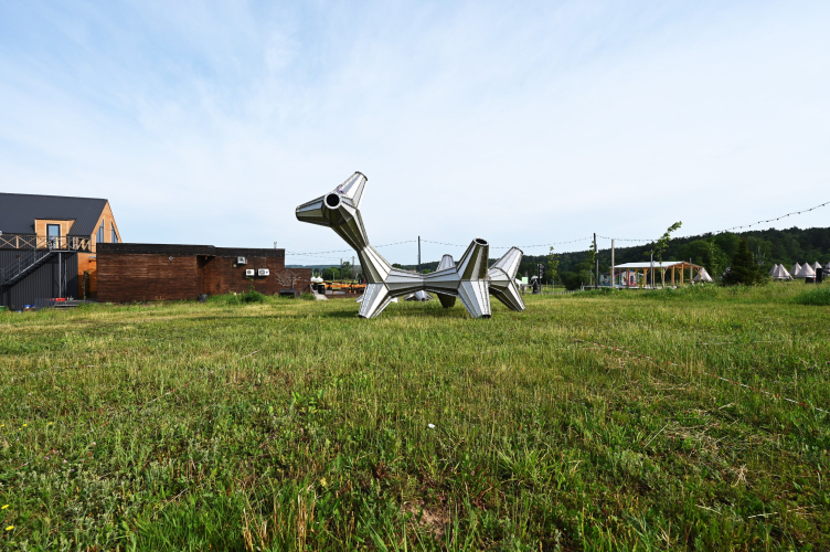 Серия скульптур Петра Виноградова «Тетрапэд»: объект «Лама»
Фотография © Петр Виноградов zooming