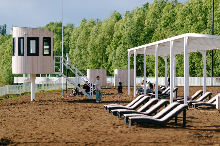 От истоков к современности – возрождение староречья Апаиш. Пляж
Фотография ©️ Институт развития городов Башкортостана / предоставлена ISAEV Architects zooming