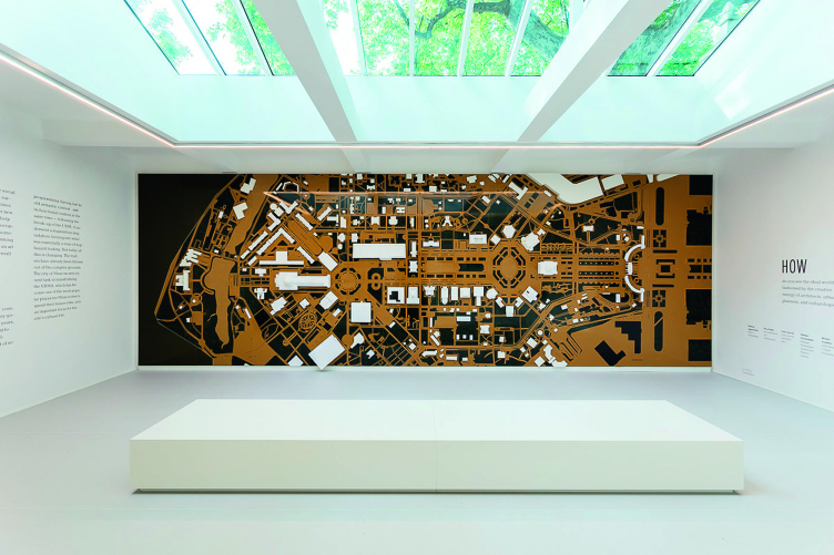 Зал «Будущее», посвященный развитию территории ВДНХ. Выставка V.D.N.H. Urban Phenomenon, XV Венецианская архитектурная биеннале. 2016
Фотография © предоставлена Planet9 zooming