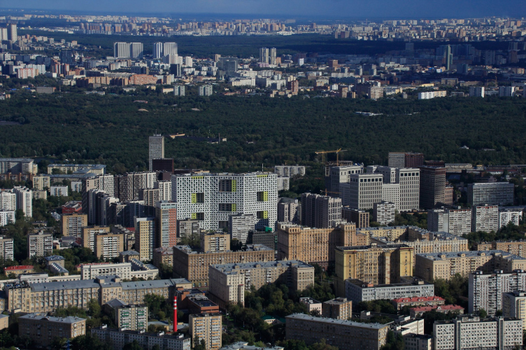Панорама Москвы с Останкинской башни
Фотография © Юлия Тарабарина, Архи.ру, 2021 zooming