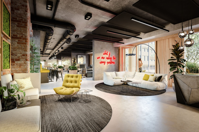 Офисный комплекс Franz Marc Quartier в Мюнхене
Визуализация © COMM AG / предоставлена UNS – United Network Studio zooming