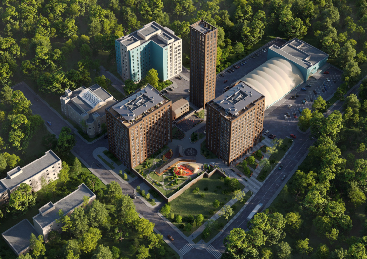 ЖК Зорге Премьер
© PRSPKT.Architects / 
источник: Наш дом.рф zooming