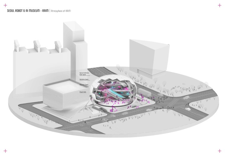 Музей робототехники и искусственного интеллекта RAIM в Сеуле
© Melike Altınışık Architects zooming