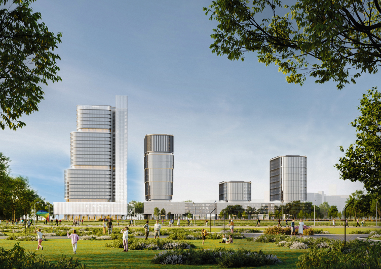 STONE Khodynka 3 (left) and STONE Khodynka 2
Copyright: © Kleinewelt Architekten zooming