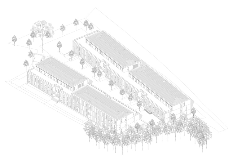 Офисный центр на улице Шемен-дю-Буа-Арель в Рене
© ALTA Architectes – Urbanistes / предоставлено агентством FE Consulting zooming