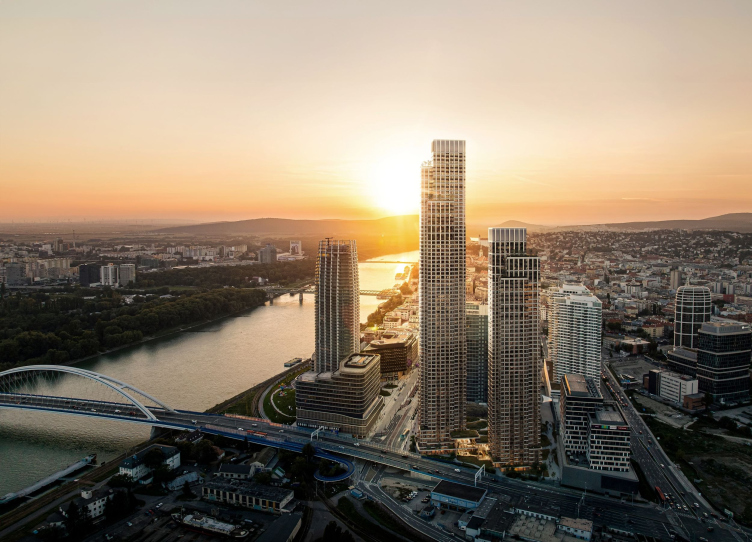 Небоскребы Eurovea Towers
© KCAP zooming