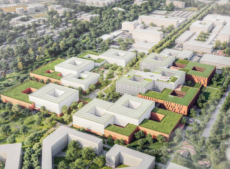 Больница Ганноверского медицинского института
© HENN / C.F. Møller Architects zooming