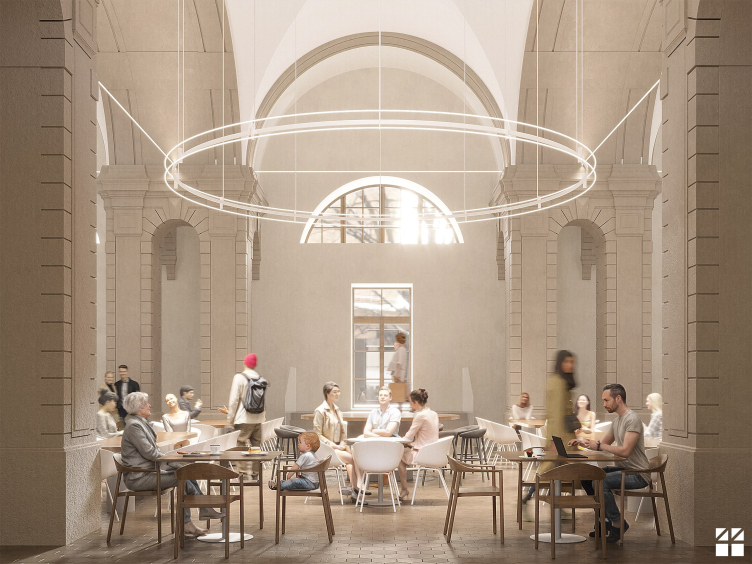 The project of restoring the Horse Guards Department building
Copyright: © Studio 44 zooming