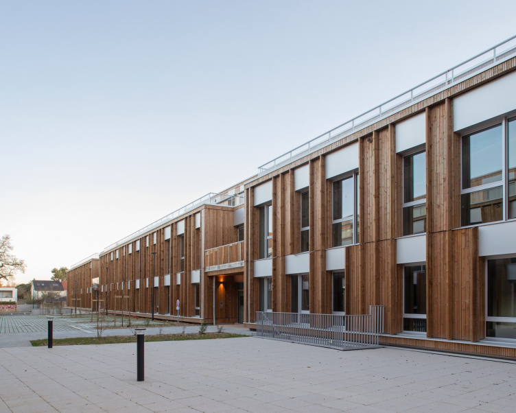 Офисный центр на улице Шемен-дю-Буа-Арель в Рене
Фотография © Gaëtan Chevrier / предоставлена агентством FE Consulting zooming