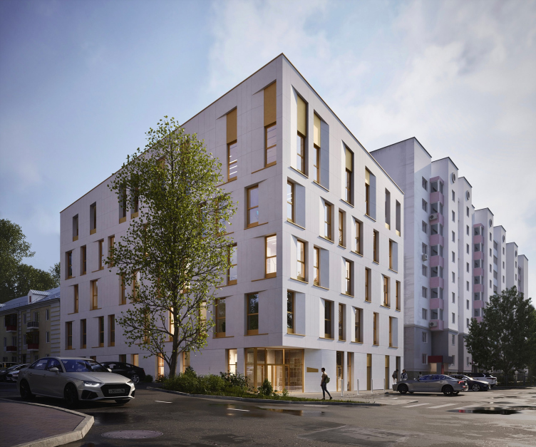 The dental clinic on Krylov Street in Yekaterinburg
Copyright: © CNTR Architects zooming