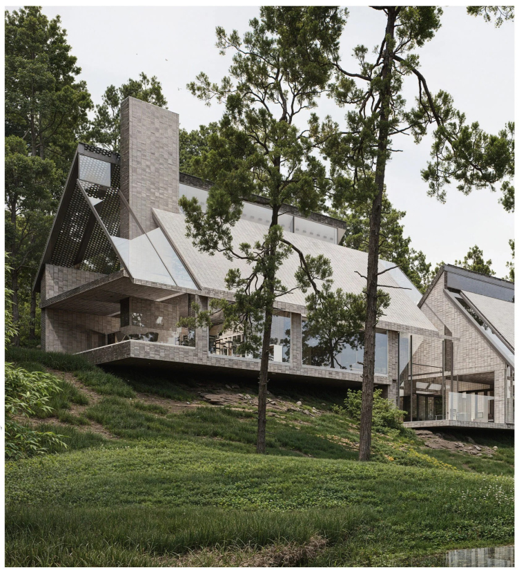 Кирпичный загородный дом/ 3 место
© «Жилой дом в лесу» 
Владимир Овчинников, Санкт-Петербург zooming