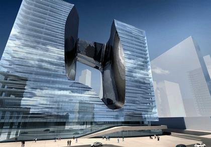 Опус - офисный комплекс
© Zaha Hadid Architects