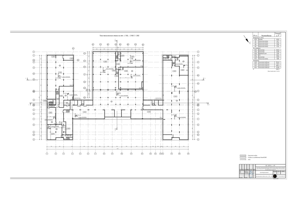План технического этажа. Школа на 1100 мест в деревне Картмазово
© GAFA Architects