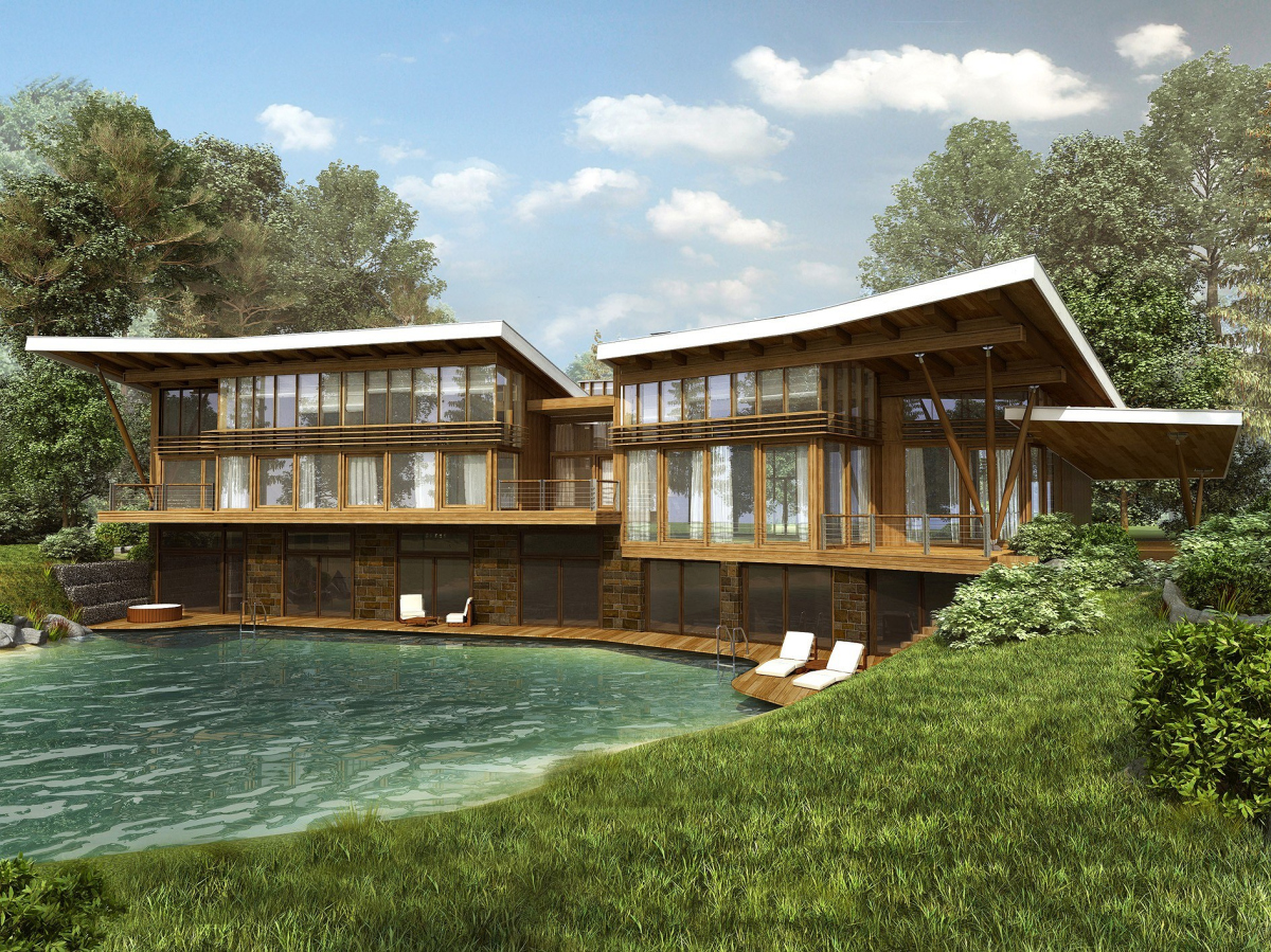 Есть одна мечта построить дом на реке