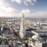В Париже началось строительство 180-метрового «треугольного» небоскреба по проекту Herzog & de Meuron