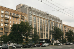 The project of remodeling the facades of Promstroiproekt Institute building