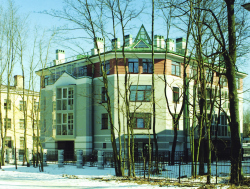 Residential building in Pushkin town