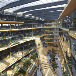 Биофилический атриум Биофилический атриум