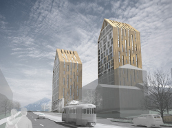 Contest project of de luxe high-rise building in Pyatigorsk