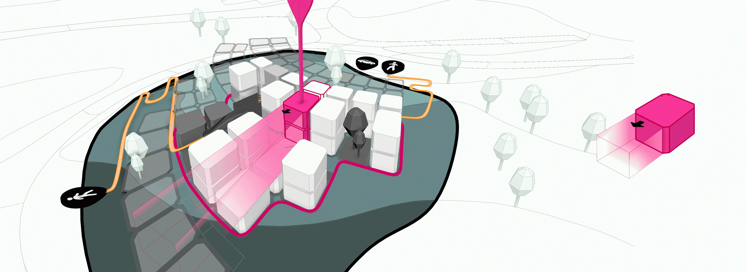 ����� �������� � ���� ��������� � �������������� �������� Roatán Próspera